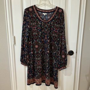 Max Studio XL polyester long sleeve dress